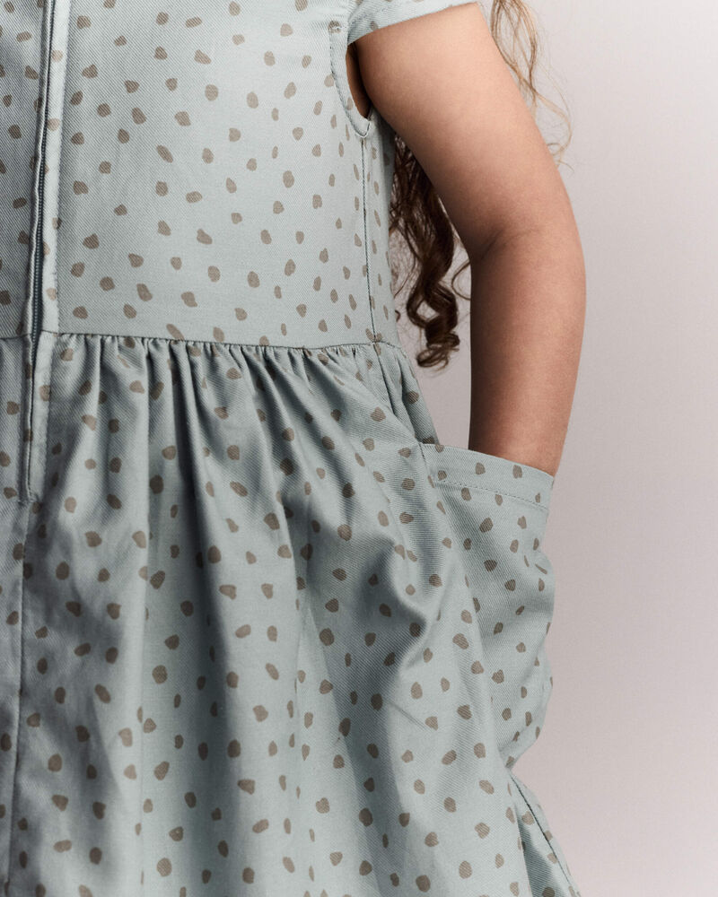 Tout-petit fille - Robe Laura avec poches - Bleu p&acirc;le, image 6 sur 6 diapositives