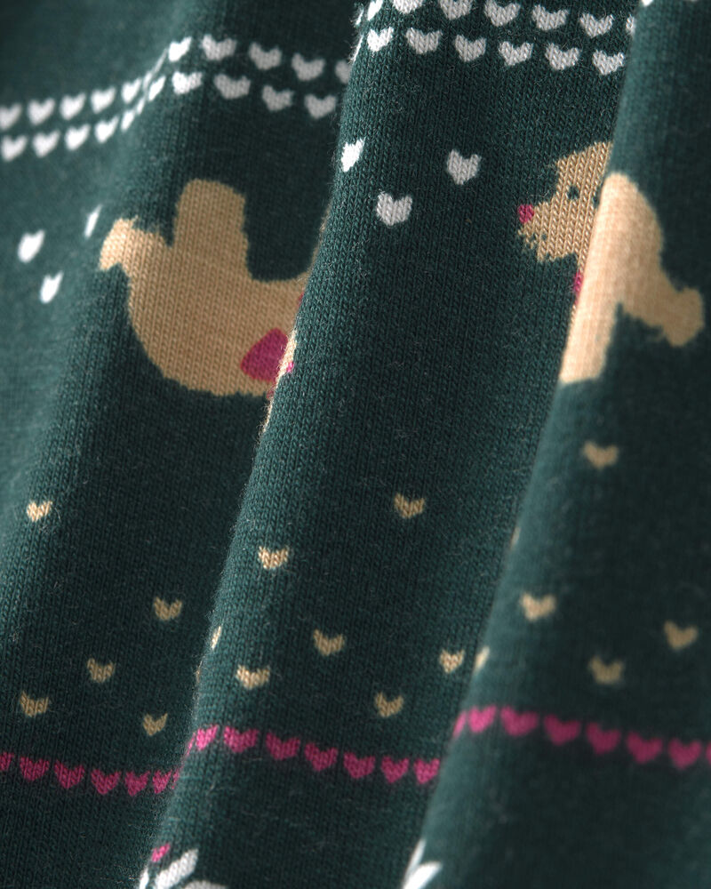 B&eacute;b&eacute; - Grenouill&egrave;re PurelySoft &agrave; fermeture &agrave; glissi&egrave;re double sens et motif jacquard &ndash; Vert, image 6 sur 7 diapositives