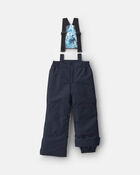 Girls  2 Piece Floral Snowsuit- Blue, image 3 of 13 slides