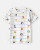 Toddler Boy Striped Bluey Short-Sleeve Graphic Tee, image 1 of 2 slides