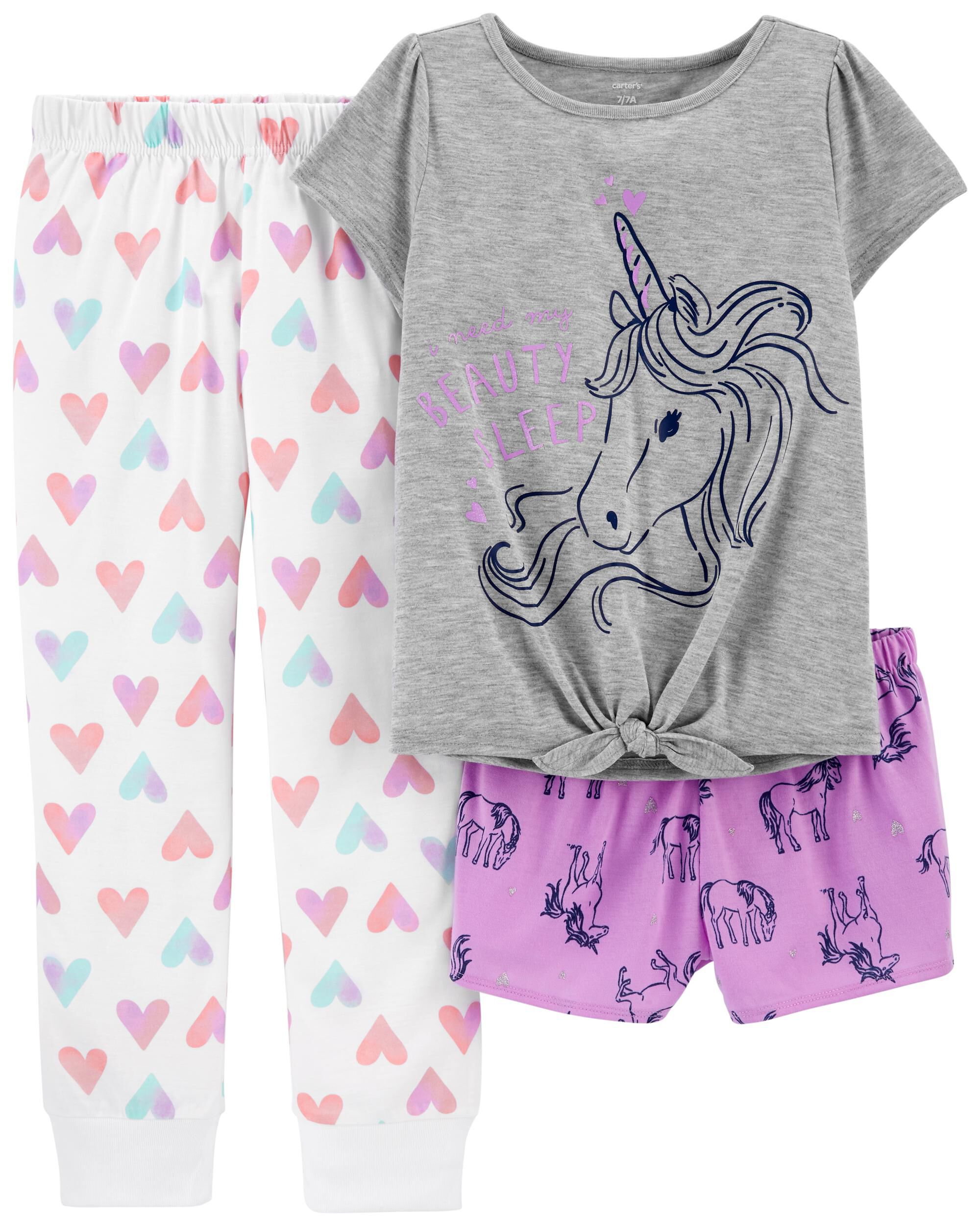 Unicorn pajamas carters discount