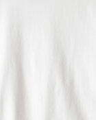 Kid Solid T-Shirt - White, image 2 of 3 slides