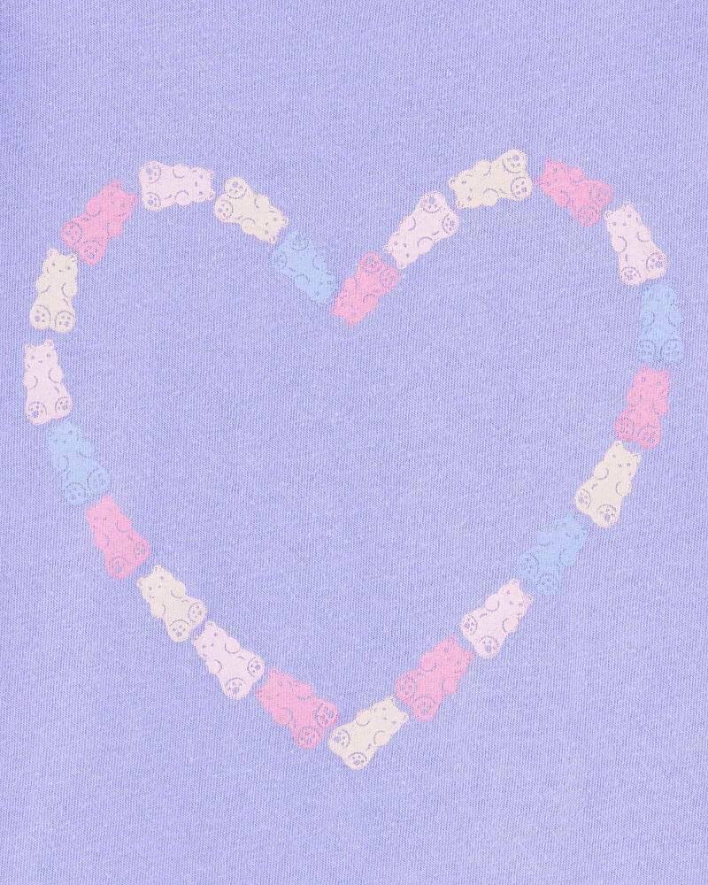 Toddler Gummy Bear Heart Graphic Tee, image 2 of 3 slides
