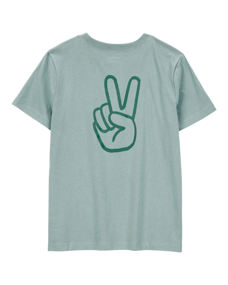 Kid 'My Bad' Short-Sleeve Graphic Tee - Green, image 2 of 5 slides