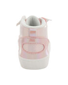 Enfant Espadrilles à tige haute à effet métallique, image 3 sur 6 diapositives