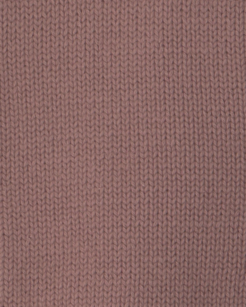 B&eacute;b&eacute; - Ensemble 2 pi&egrave;ces cardigan et pantalon en tricot de coton biologique, image 3 sur 3 diapositives