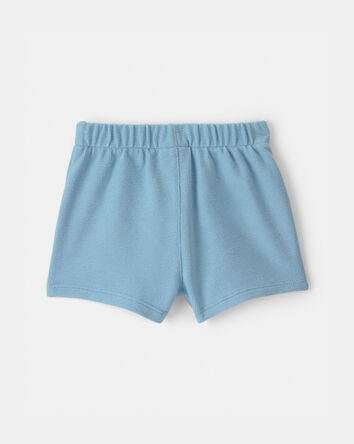 Baby Boy Drawstring Shorts - Blue, 