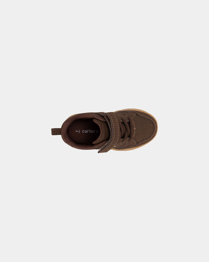 Tout-petit gar&ccedil;on - Espadrilles d&eacute;contract&eacute;es &ndash; Chocolat, image 4 sur 6 diapositives