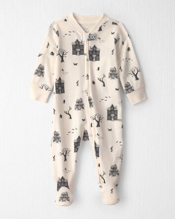 B&eacute;b&eacute; - Grenouill&egrave;re en coton biologique &agrave; motif D&eacute;cor ensorcel&eacute;, 