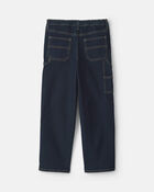 Boys Denim Baggy Jeans - Dark Wash, image 2 of 4 slides