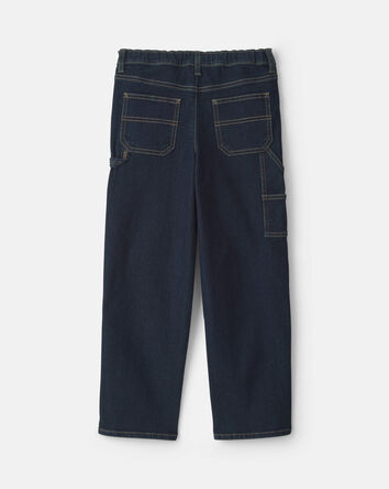 Boys Denim Baggy Jeans - Dark Wash, 