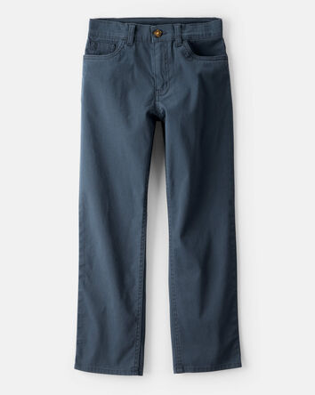 Garçons - Pantalons Chino en Coton - Marine, 