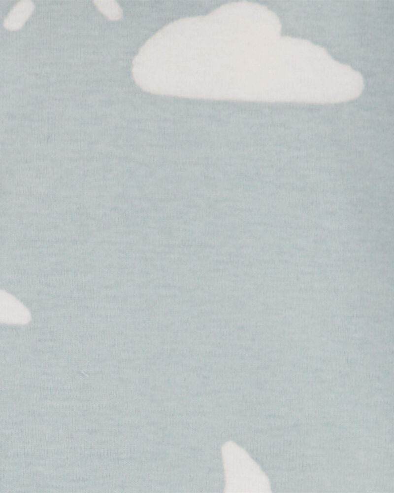 Bébé Emballage de 4 cache-couches à manches longues à motifs de nuages, image 2 sur 7 diapositives