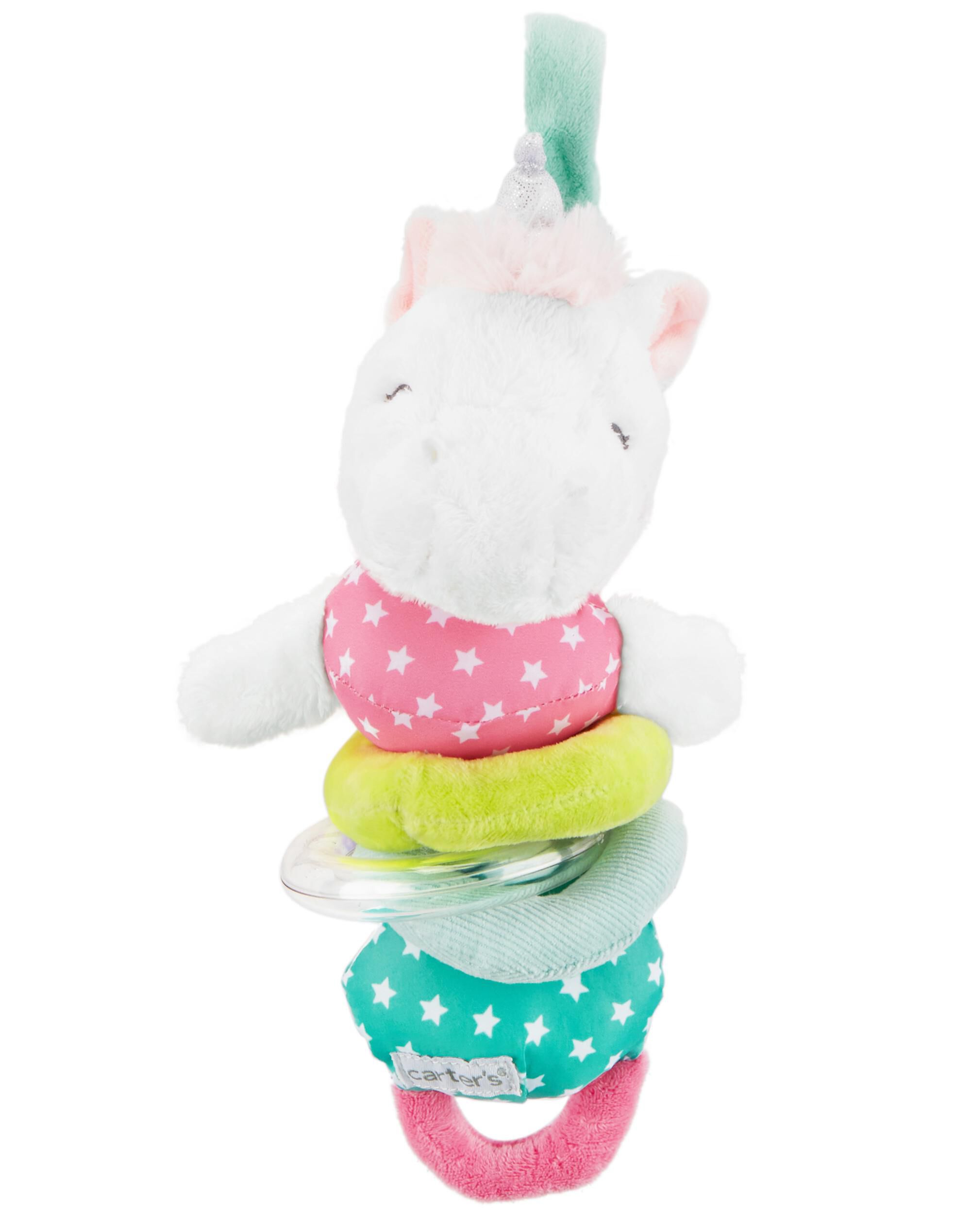 Multi Baby Unicorn Baby Rattle Toy Carter s Oshkosh Canada