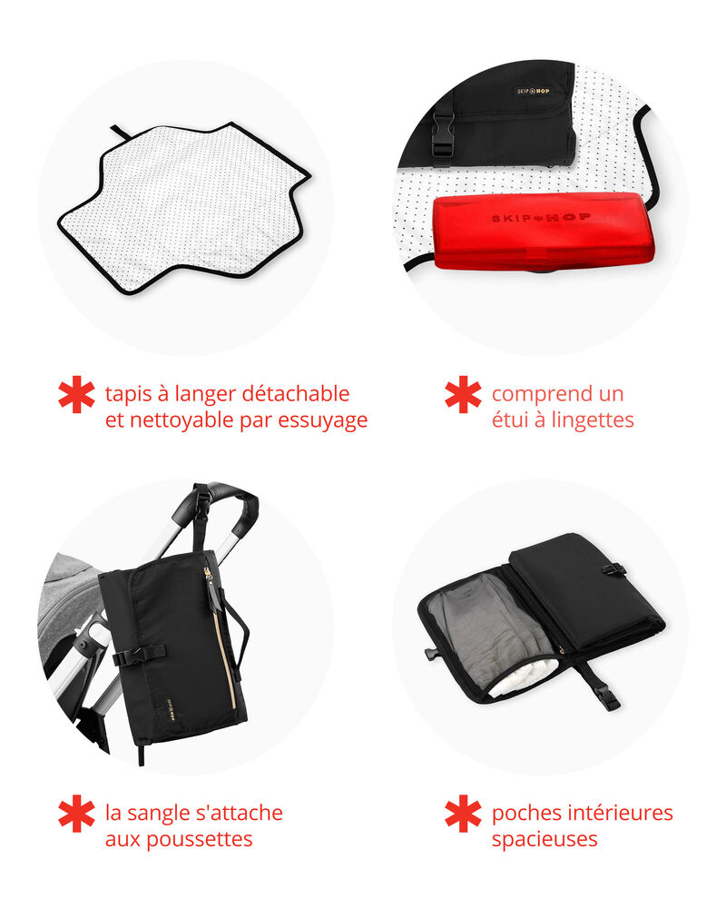 Station à langer portable Envi Luxe Pronto® Signature - Noir éco, image 3 sur 14 diapositives