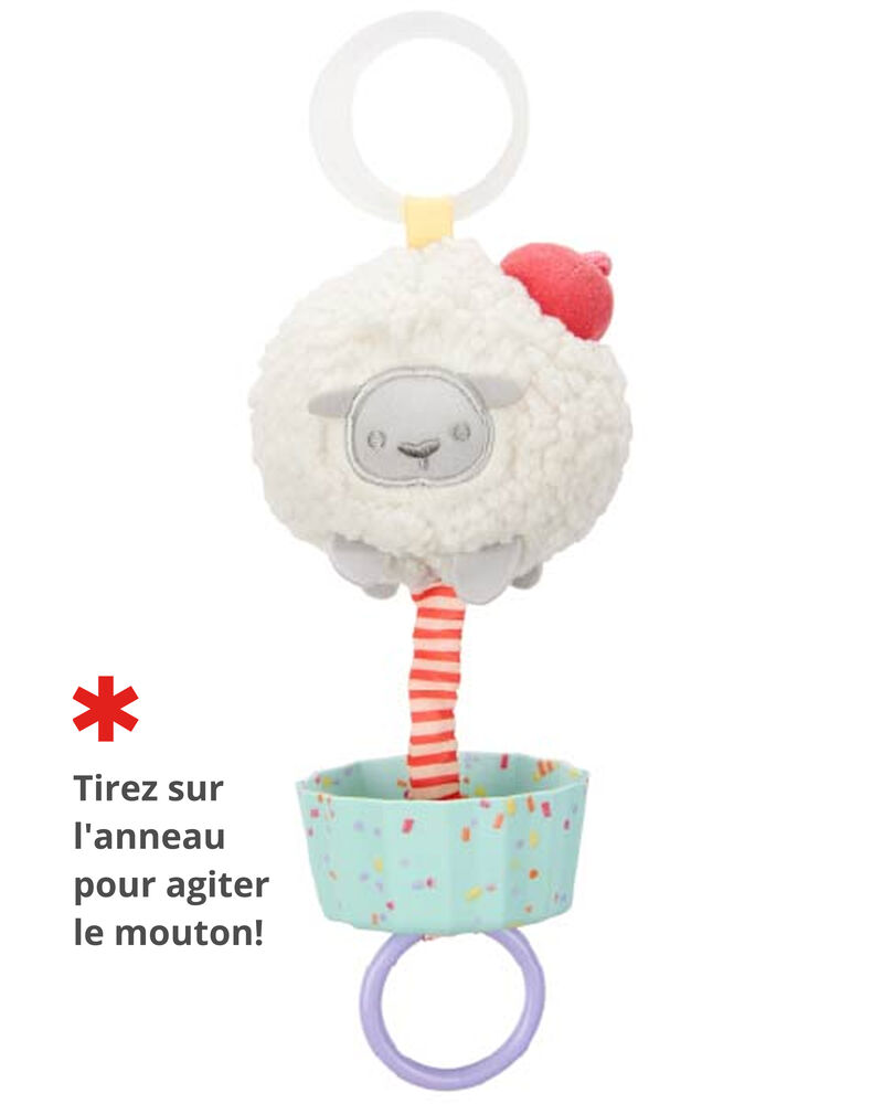 Jouet pour la poussette en forme de petit g&acirc;teau et mouton , image 2 sur 2 diapositives