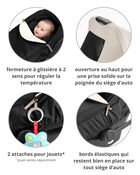 Housse toutes saisons pour si&egrave;ge d&rsquo;auto - Avoine, image 3 sur 7 diapositives