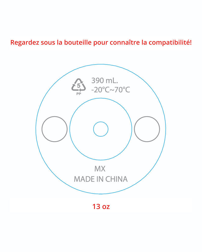 Emballge de 2 pailles de rechange pour la bouteille &agrave; paille Zoo , image 3 sur 3 diapositives