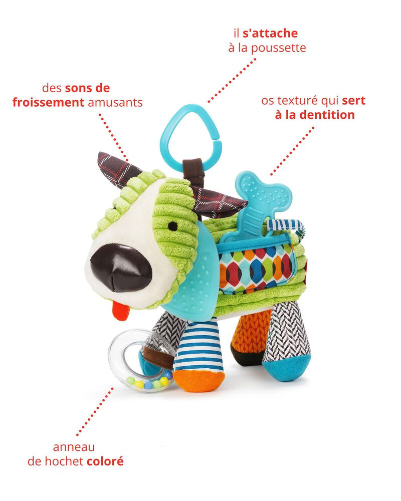 Jouet d&rsquo;activit&eacute; pour b&eacute;b&eacute; Bandana Buddies - Chienne, image 3 sur 3 diapositives