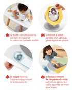 Centre d'activit&eacute;s et table de jeux &agrave; 3 niveaux Discoverosity inspir&eacute; du mod&egrave;le d'&eacute;cole Montessori, image 6 sur 6 diapositives