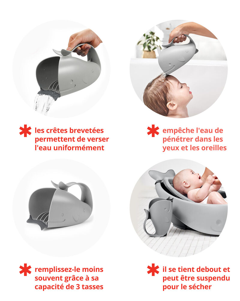 Arrosoir pour le bain Moby Waterfall - Gris, image 3 sur 14 diapositives