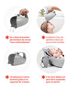 Arrosoir pour le bain Moby Waterfall - Gris, image 3 sur 14 diapositives