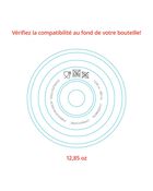 Pailles supplémentaires pour les gourdes en acier inoxydable — Emballage de 2, image 2 sur 2 diapositives