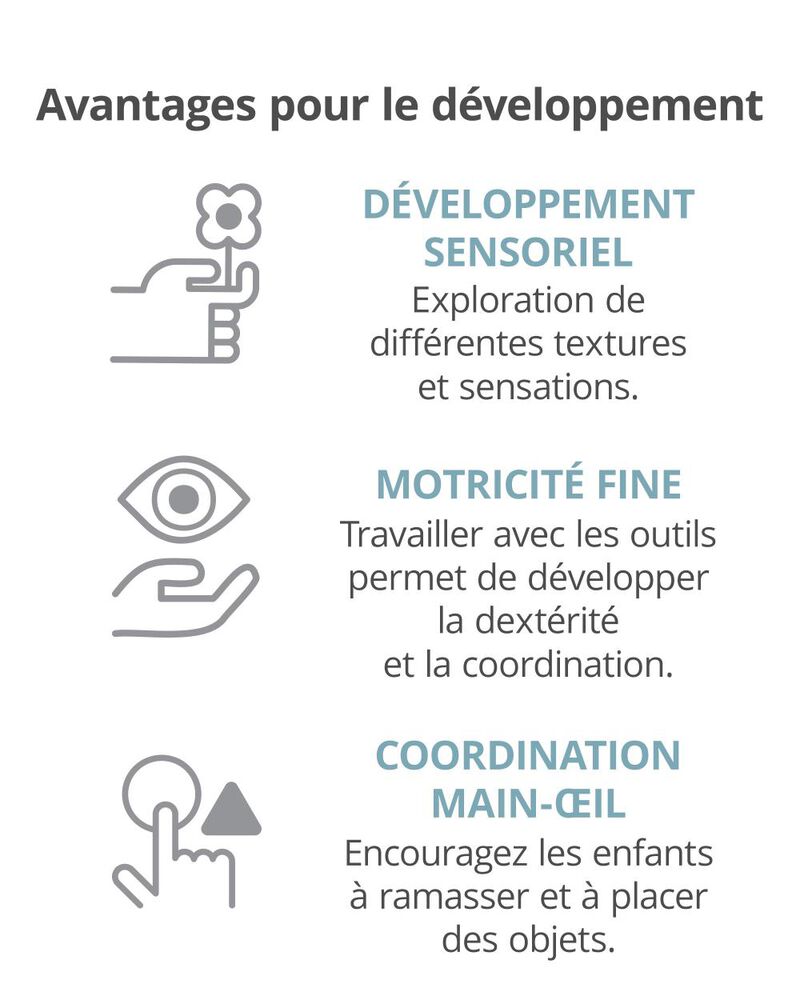 Table sensorielle 3 en 1 pour tout-petits Discoverosity, image 13 sur 13 diapositives