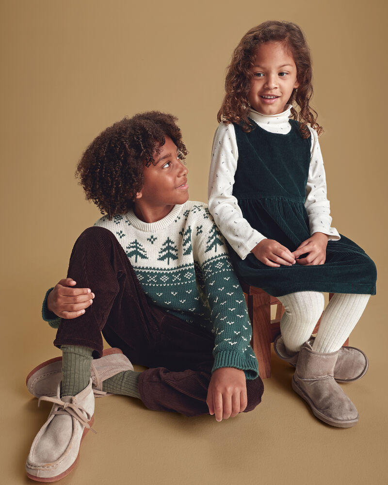 Tenues de No&euml;l &agrave; petits arbres, , hi-res