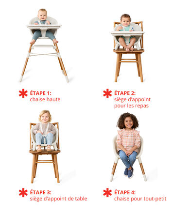 Chaise haute 4-en-1 EON &ndash; Avoine, 