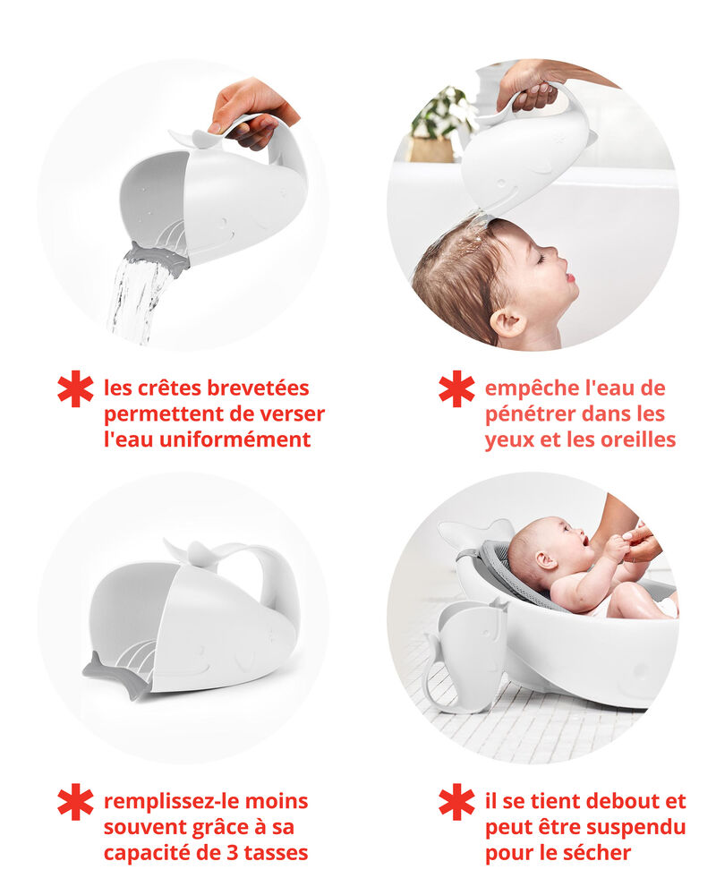 Arrosoir pour le bain MOBY® Waterfall - Blanc, image 3 sur 13 diapositives