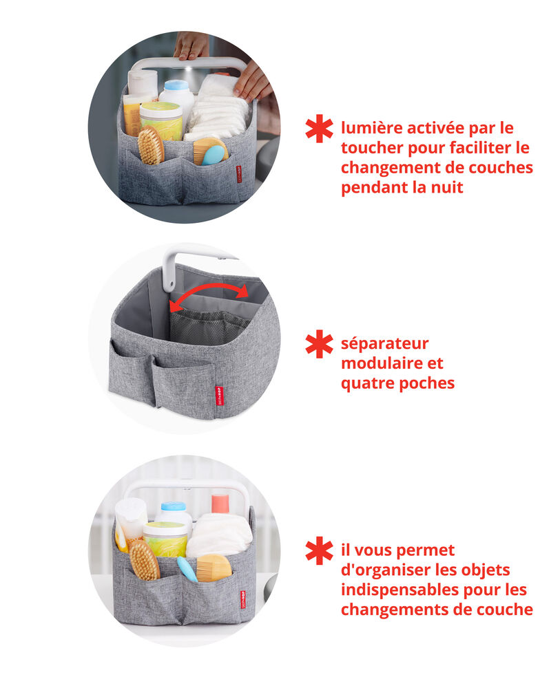 Rangement pour couches qui s’illuminent , image 3 sur 9 diapositives