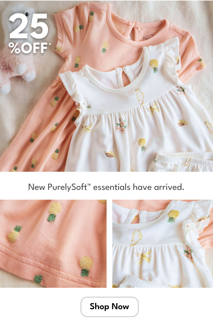 25 %OFF | New PurelySoftTM essentials have arrived. | Shop Now