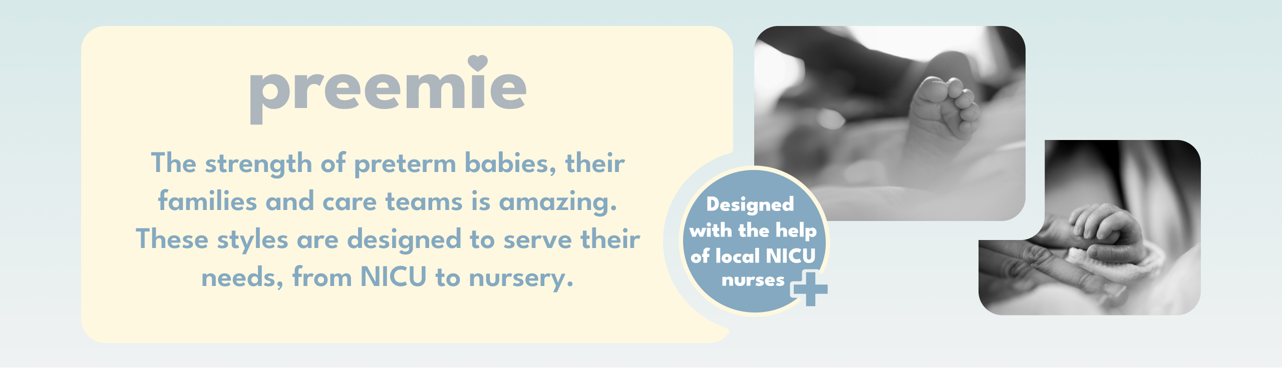 Preemie shop | thoughtfully-designed styles for preterm babies, from NICU to nursery.