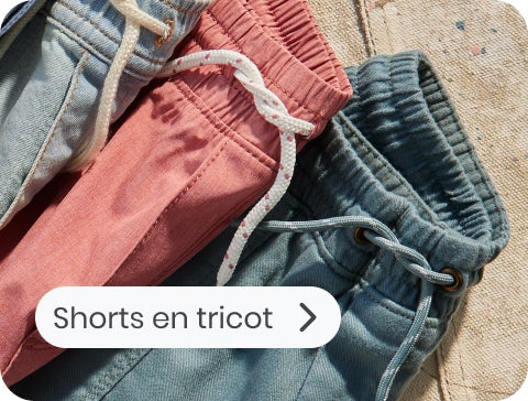 Shorts en tricot