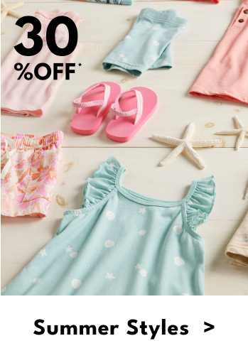 30% OFF* | Summer Styles >