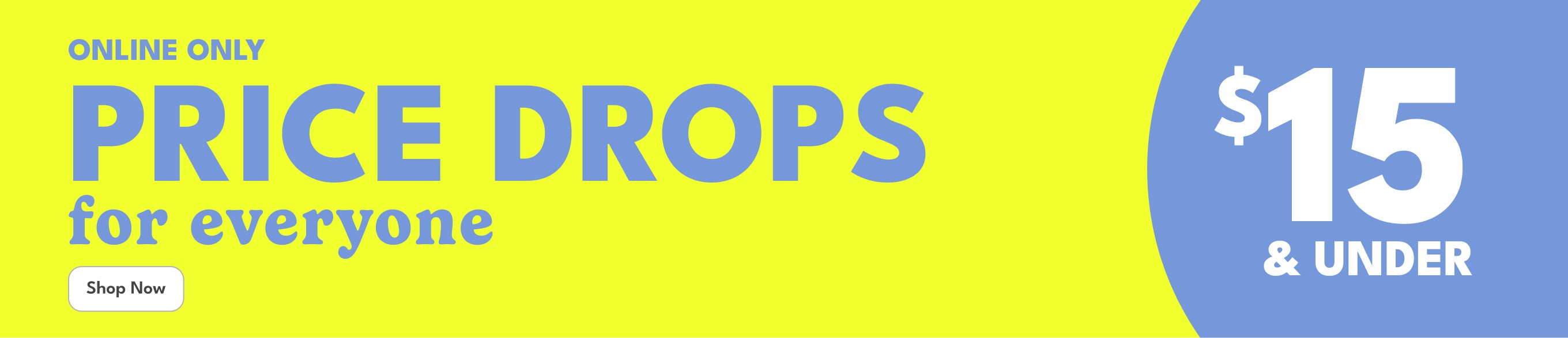 Price Drops for everyone