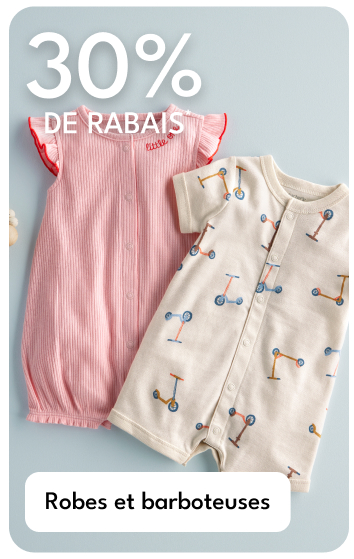 Robes et barboteuses