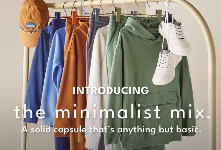 Introducing|the minimalist mix|A solid capsule that's anything but basic.