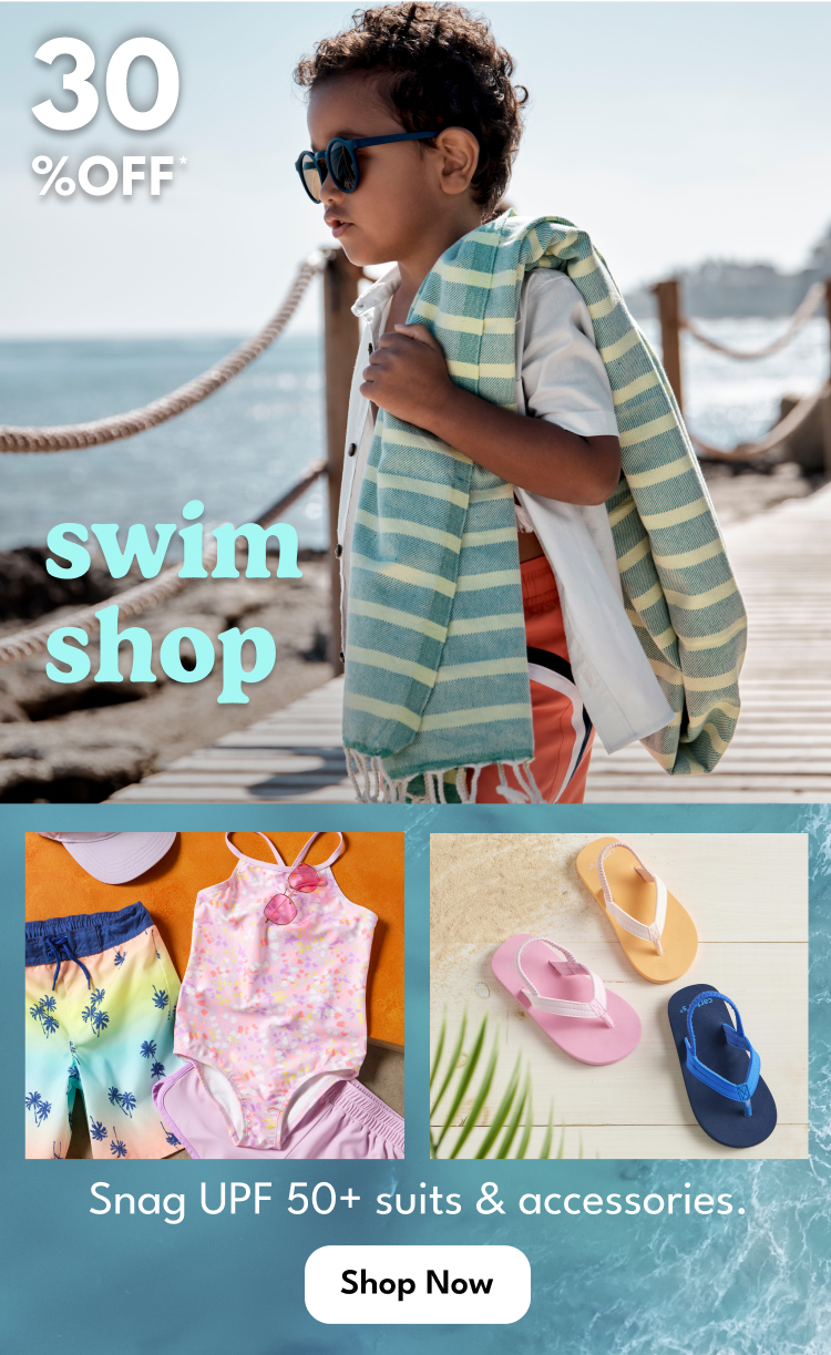 30% OFF | swim shop | Snag UPF 50+ suits & accessories. | Shop Now