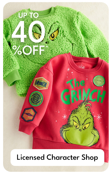 UP TO 40% OFF* | Licensed Character Shop