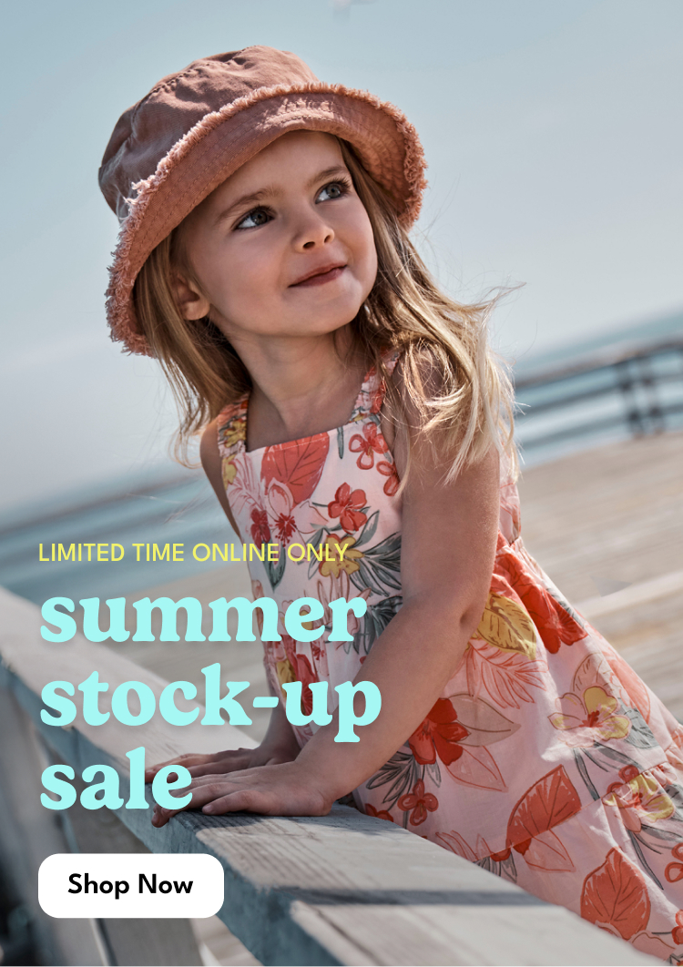 LIMITED TIME ONLINE ONLY | summer stock-up sale | Shop Now