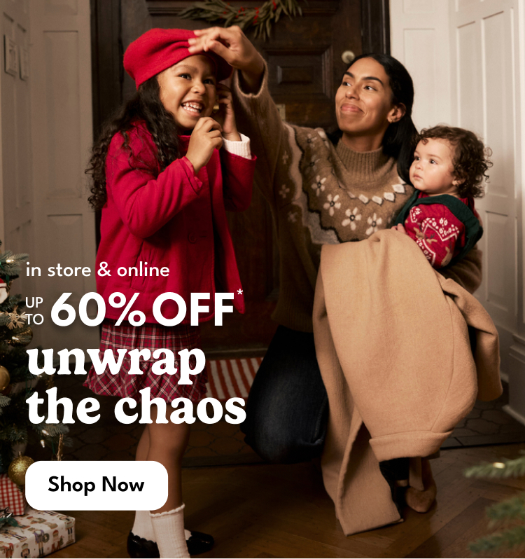 ENTIRE SITE & STORE ONLINE ONLY upto  60% OFF* unwrap the chaos