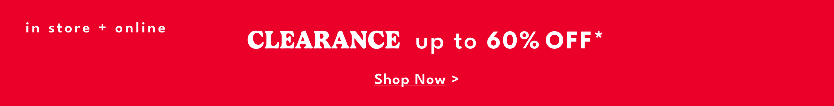 Clearance