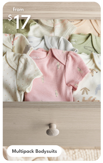 from $17 Multipack Bodysuits