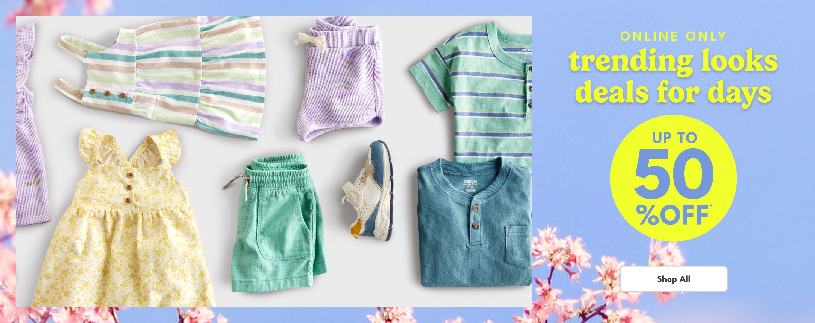 spring break hits different | up to 30% OFF* | Shop Now