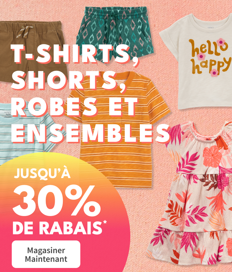 T-shirts Shorts Robes et ensembles|jusqu'à 30 % de réduction*|acheter maintenant