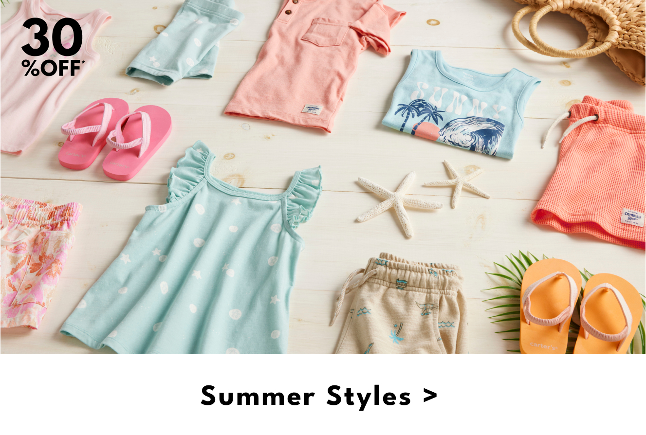 30% OFF* | Summer Styles >