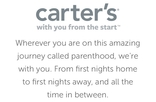 carter's | with you from the start