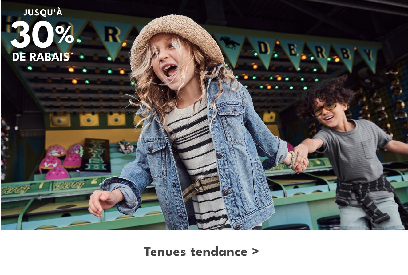 JUSQU'À 30% DE RABAIS* | Tenues tendance >